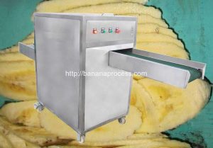 Máquina de corte longitudinal de banana automática