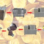 Semi-Automatic Frying Banana Chips Production Line