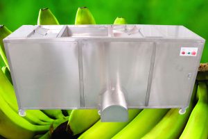 Auto Feeding Double Belt Green Banana Peeling Machine 2021